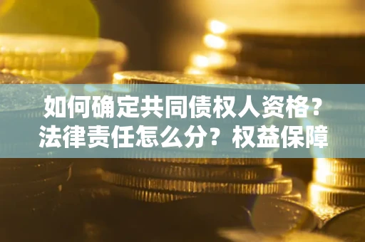 济南如何确定共同债权人资格？法律责任怎么分？权益保障技巧揭秘！