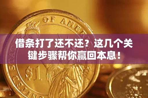 济南借条打了还不还？这几个关键步骤帮你赢回本息！