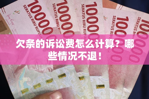 济南欠条的诉讼费怎么计算?哪些情况不退! 济南欠条的诉讼费怎么计算?哪些情况不退!