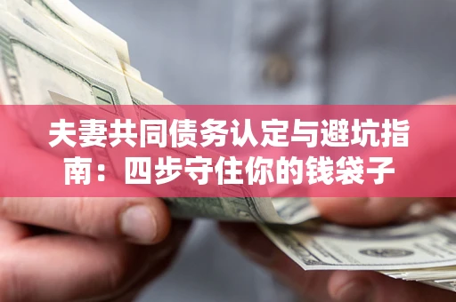 济南夫妻共同债务认定与避坑指南：四步守住你的钱袋子