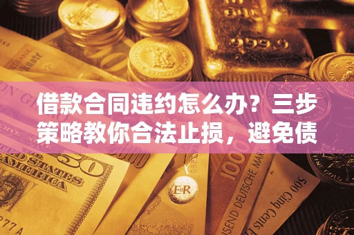 济南借款合同违约怎么办？三步策略教你合法止损，避免债务危机升级