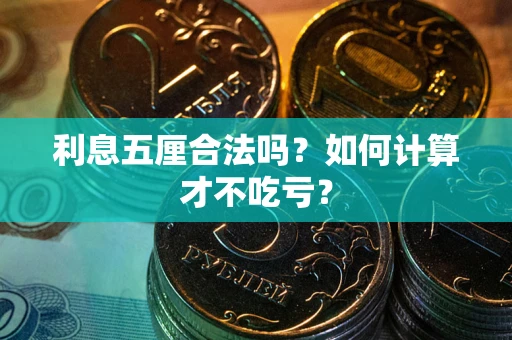 济南利息五厘合法吗？如何计算才不吃亏？